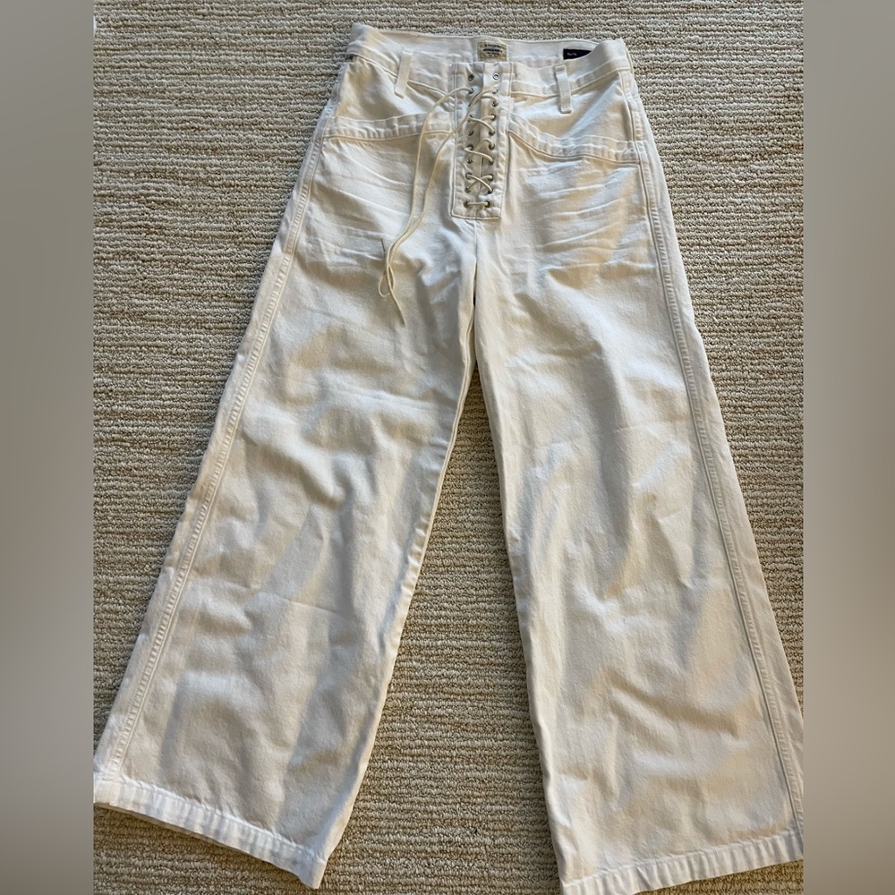 Citizens of Humanity premium vintage Nadia wide leg crop Jean